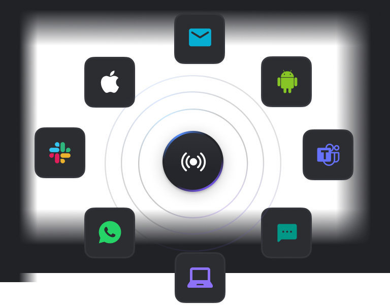 Illustration of SuprSend’s Smart Channel Routing, ensuring intelligent delivery across channels without bombarding users.