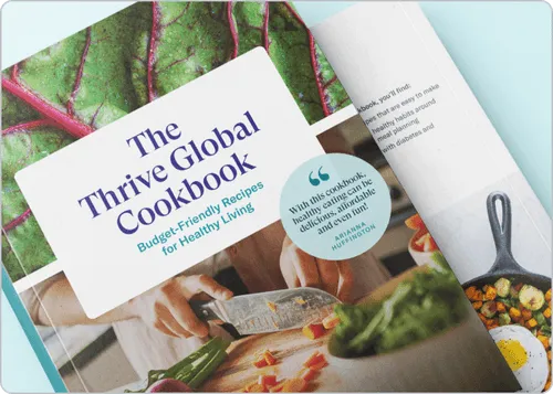thrive global cookbook cover