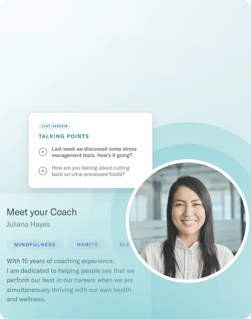 personalized coaching background