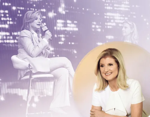 arianna huffington collage