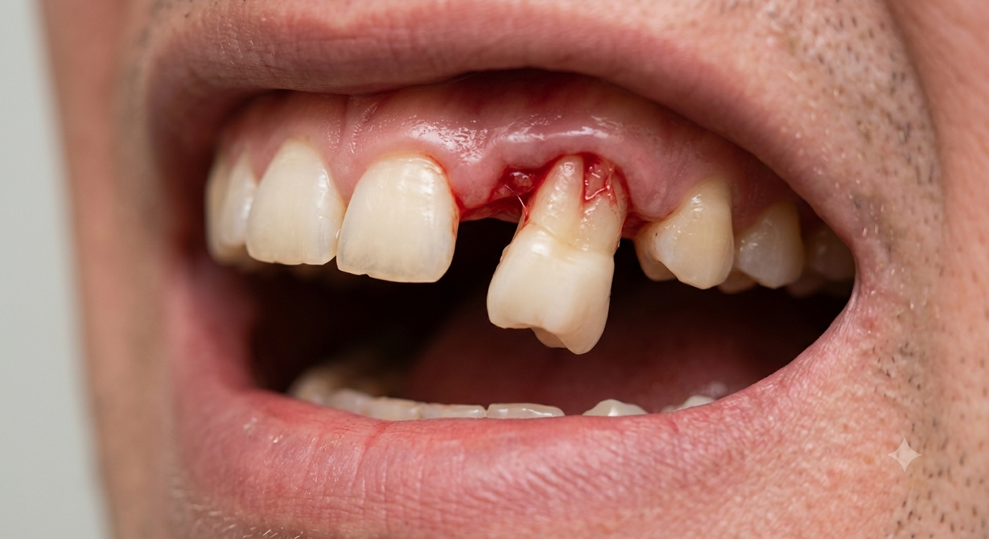 Tooth Pushed Loose or Out of Position: What to Do Before You Reach the Chair