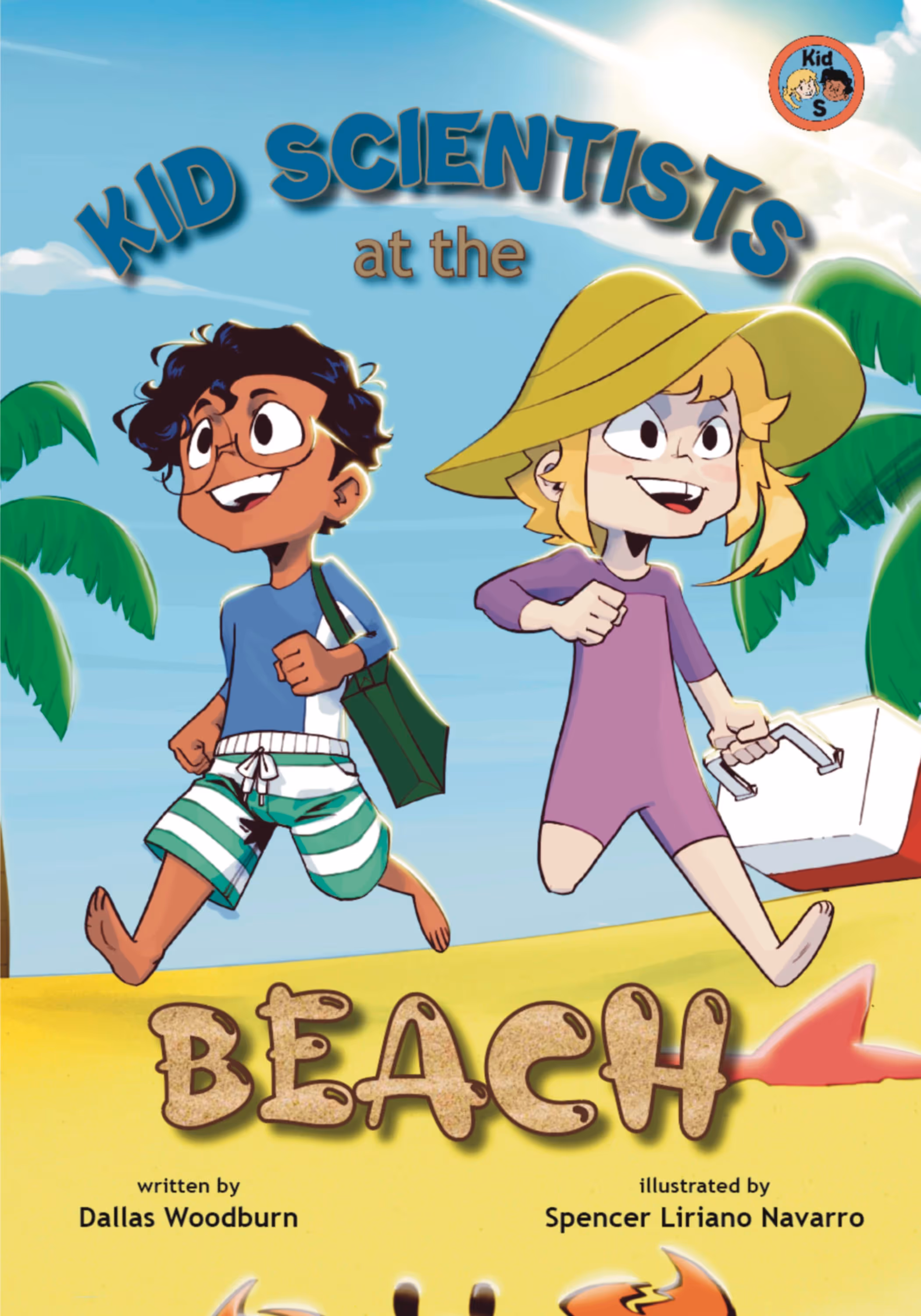 kid scientists at the beach book cover