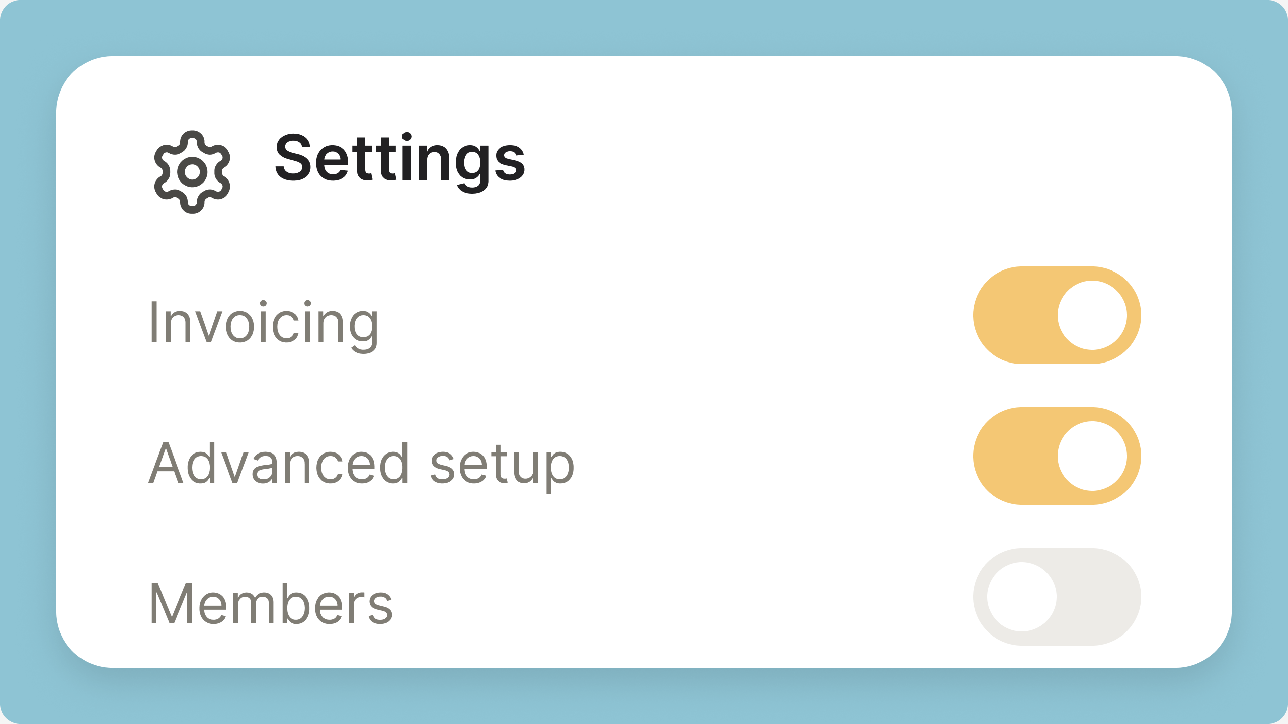 The refreshed Tagbox.io settings area with invoicing and advanced setup toggles