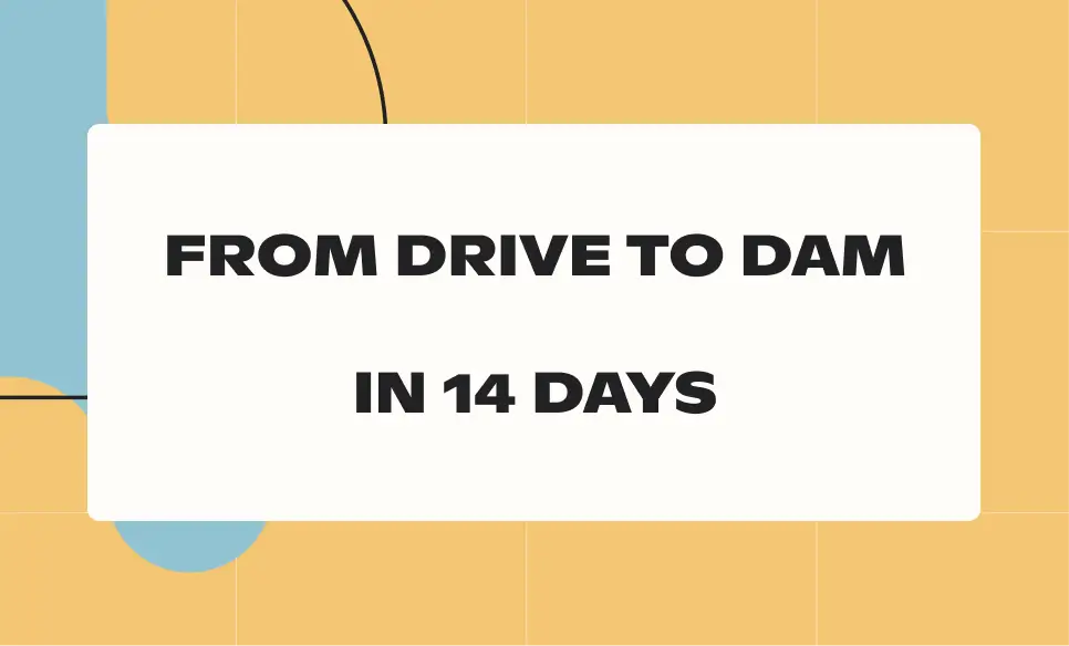 From Drive to DAM in 14 days