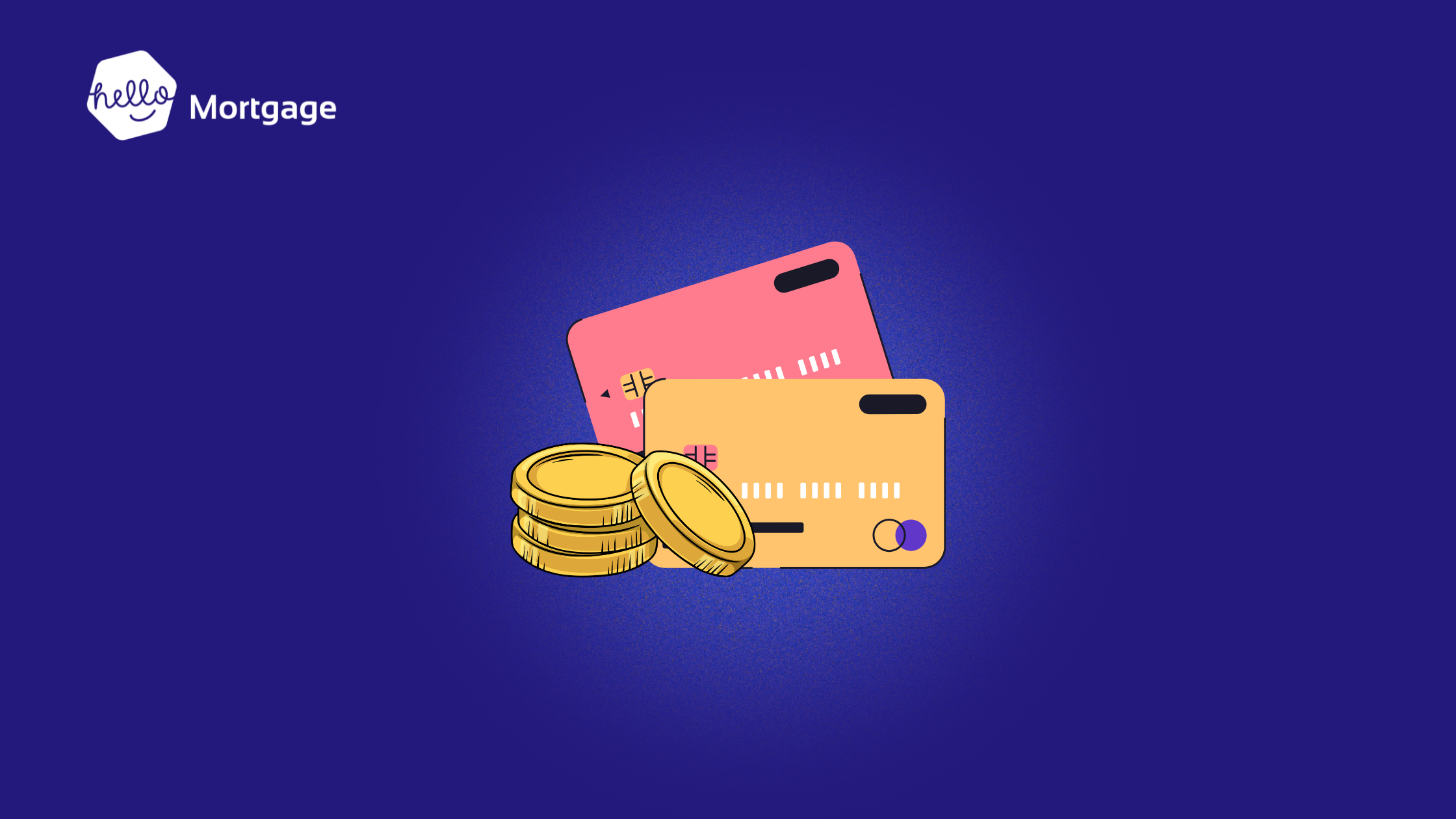 A blue background with yellow and red cards in the centre. 