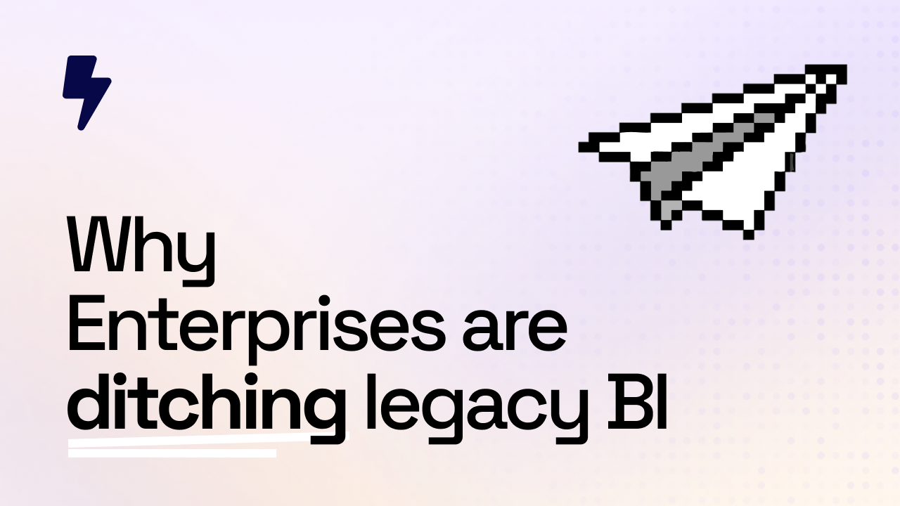 Why enterprise teams are choosing Lightdash over traditional BI