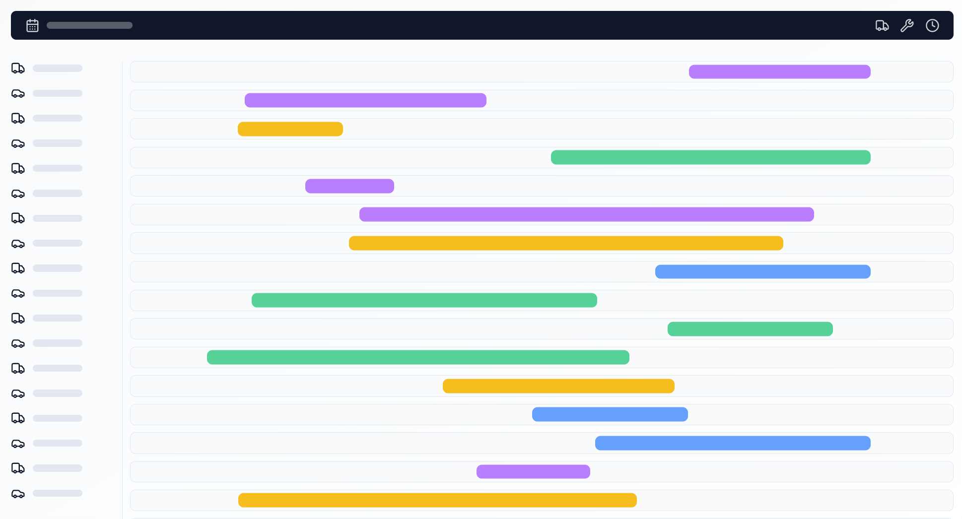 Dashboard mockup