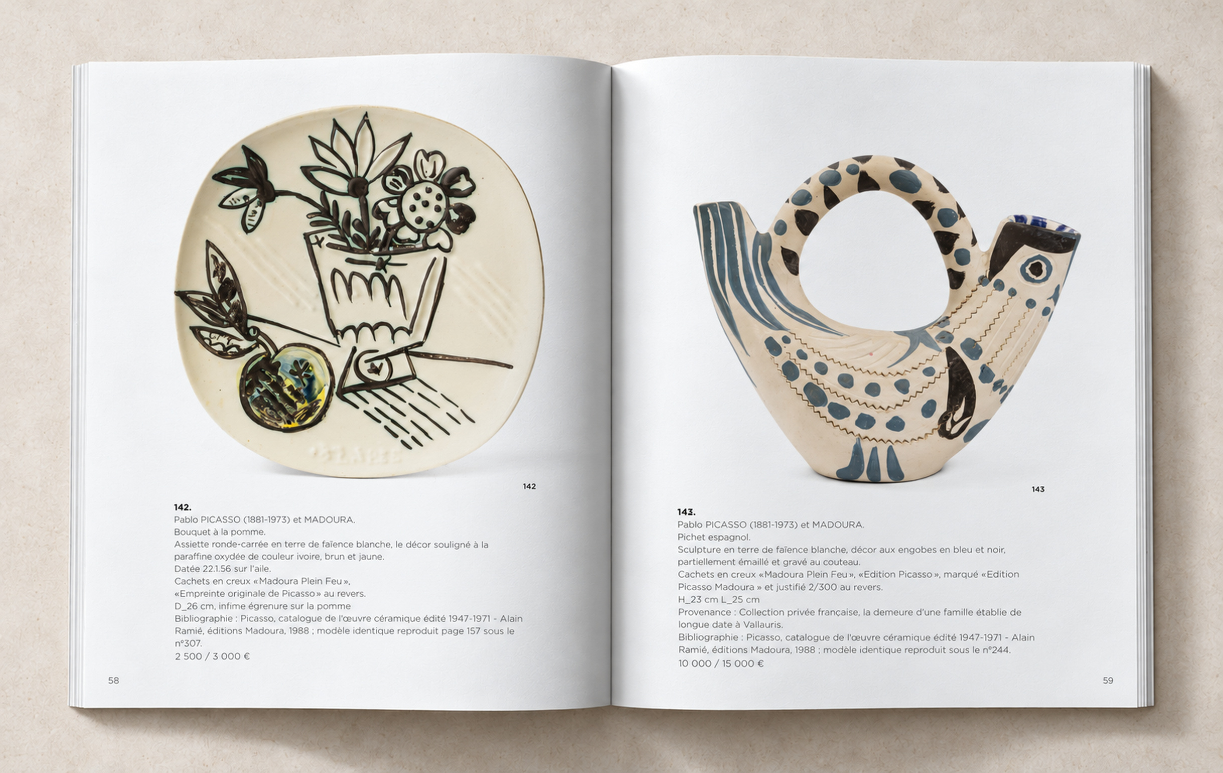 Catalogue : céramiques de Picasso et Madoura, page PDF 30
