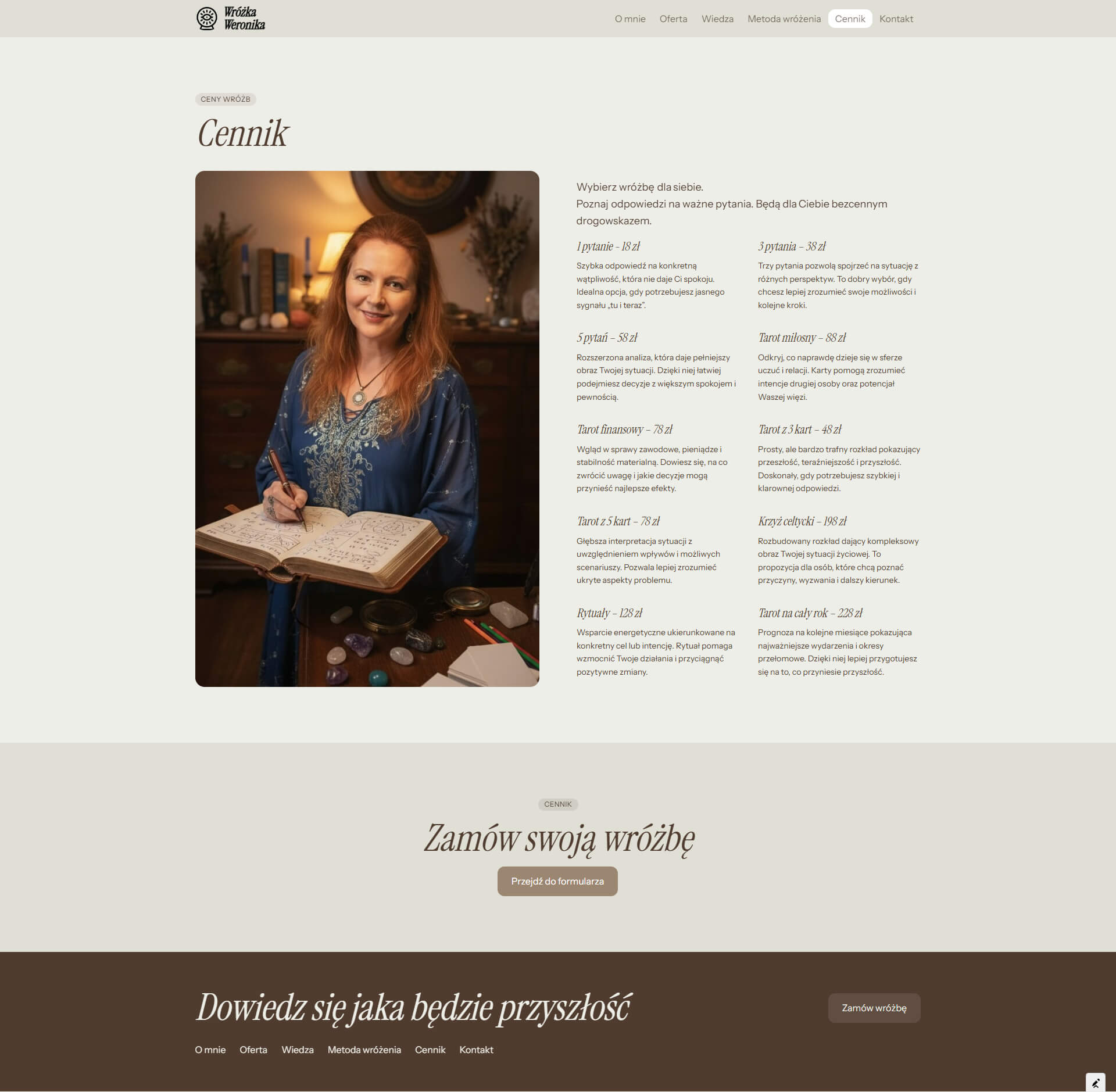 Fortune teller Weronika