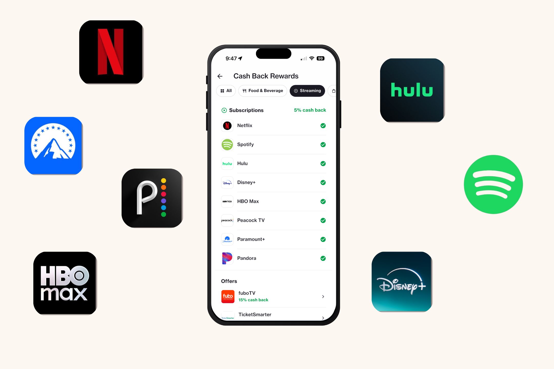 Atlas app and cash back subscriptions