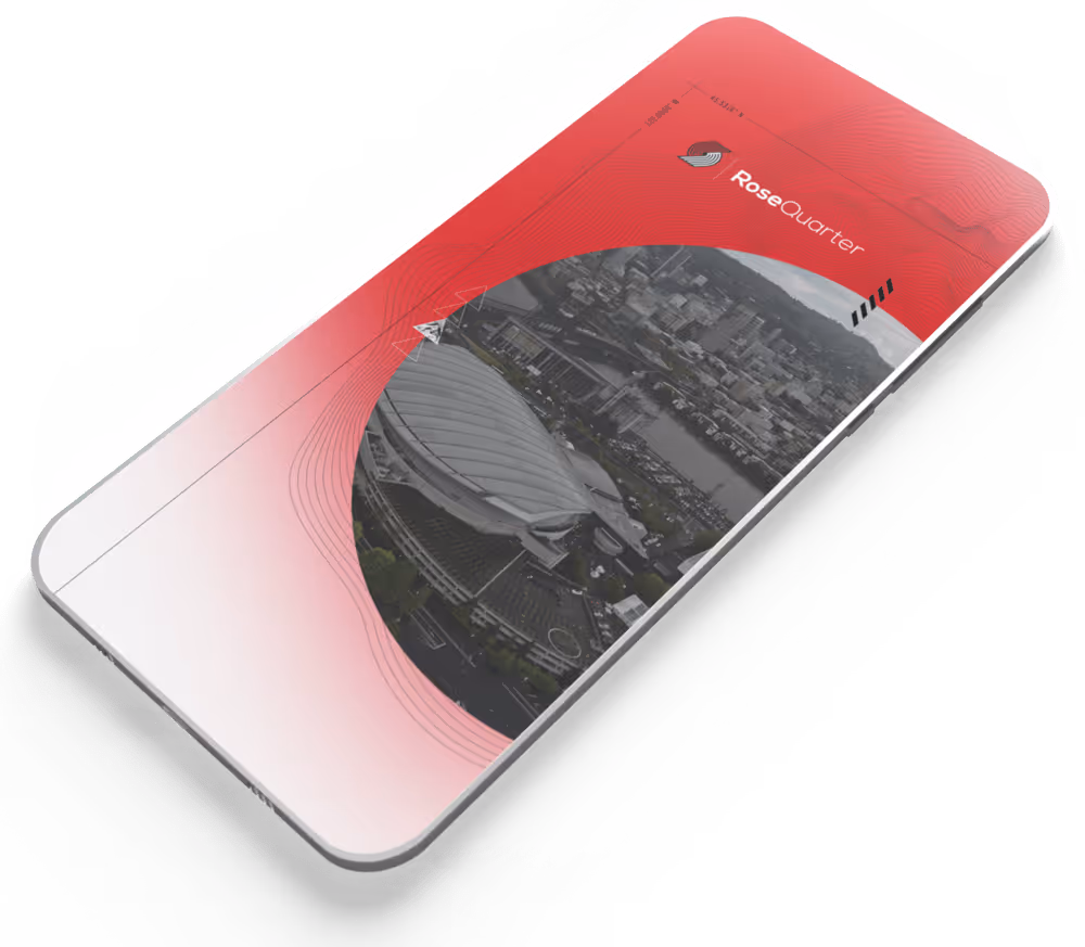 phone showing app