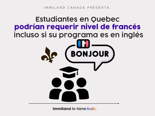 Students in Quebec may be required to speak French even if their program is in English.
