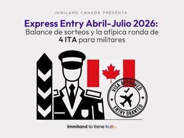 Express Entry abril-julio 2026: Balance de sorteos y la atípica ronda de 4 ITA para militares