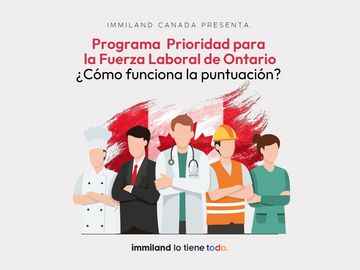 How does the scoring system for Ontario's new Workforce Priority Program work?