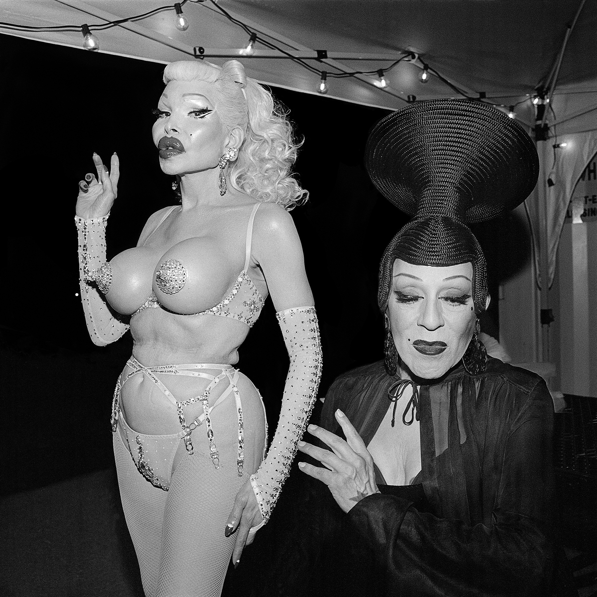Amanda Lepore and Joey Arias, Spiegeltent, Rhinebeck, NY, July 2025