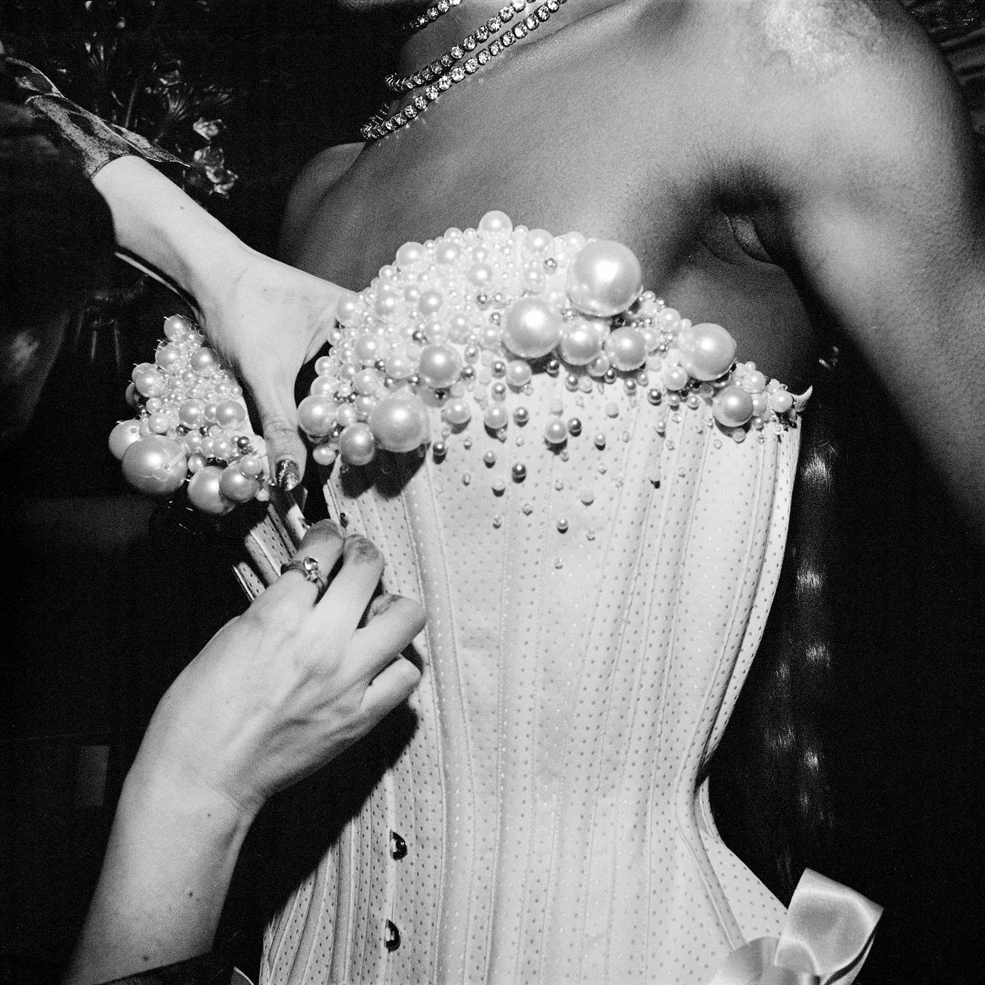 Dressing Lana Ja’Rae, House of Yes, Brooklyn, NY, January 2025