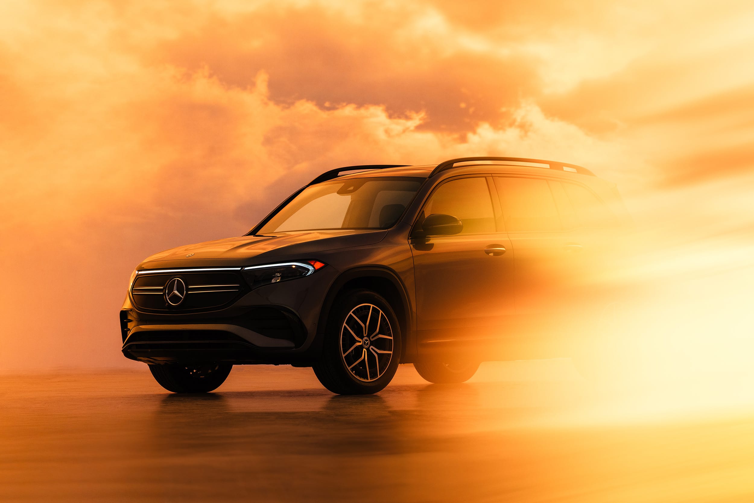 Automotive - Mercedes Benz Sunset Prism