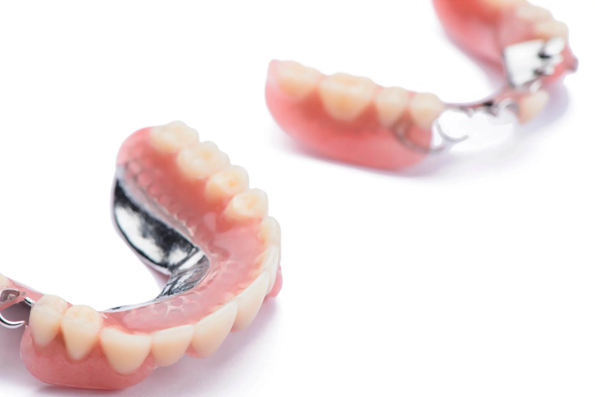 Partial Denver dentures for missing teeth