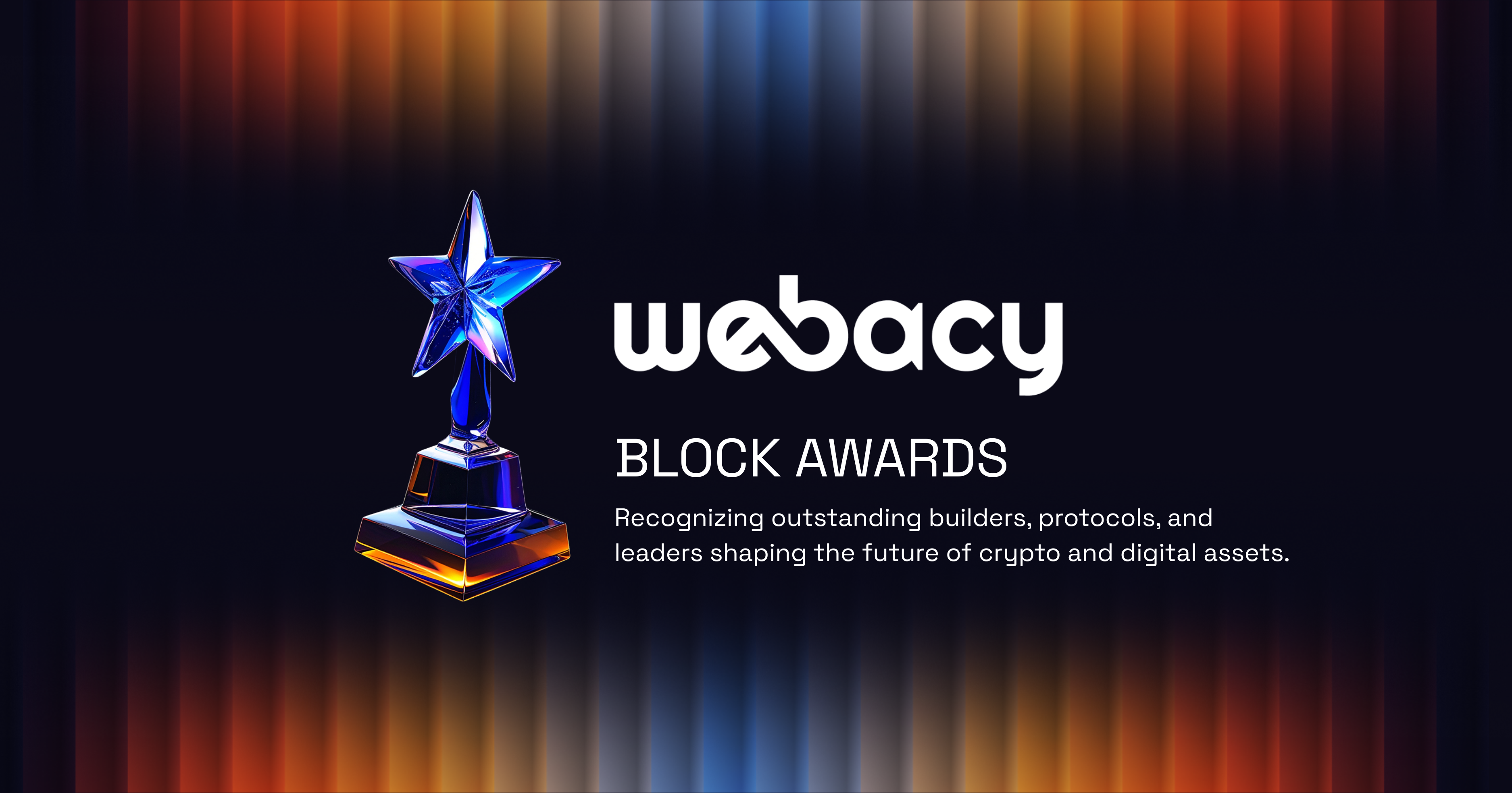 Block Awards | Annual Crypto & Digital Asset Industry Awards by Webacy