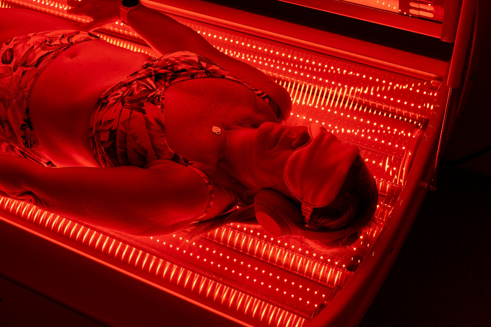 Large ice bath in Remuera by a window with a view