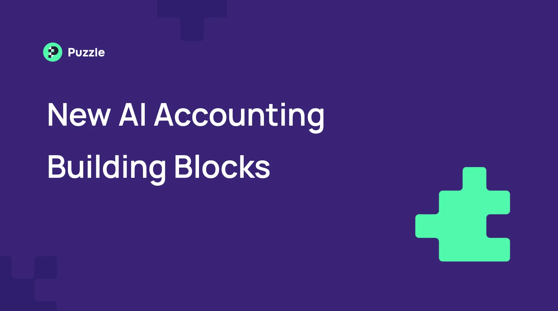 The New AI Accounting Building Blocks
