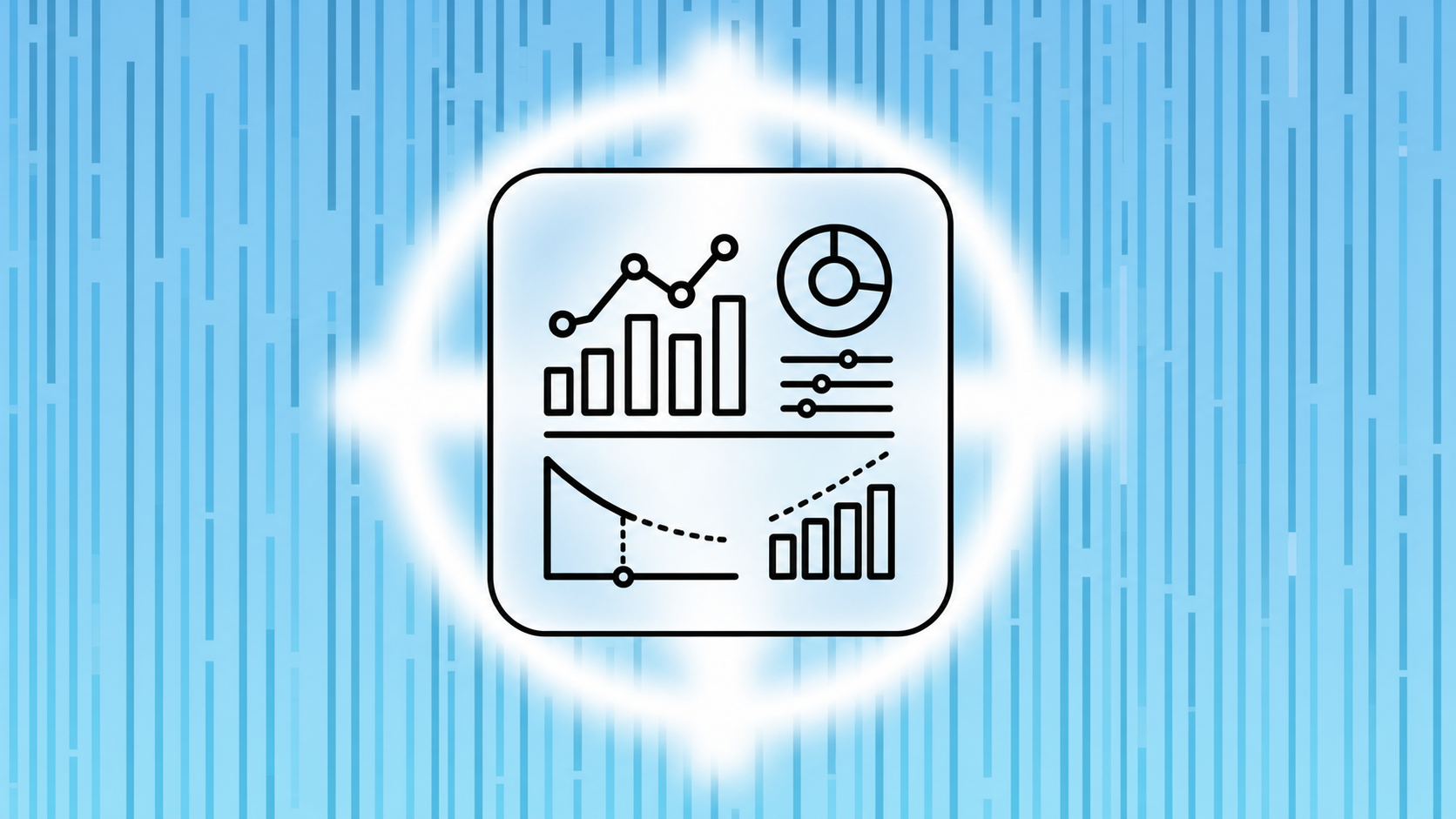 Modern financial dashboard interface displaying real-time metrics, clean data visualization with charts showing cash flow trends, burn rate graphs, and runway projections, sleek minimal design with blue and white color scheme, professional business analytics interface, high-tech aesthetic, no text or labels