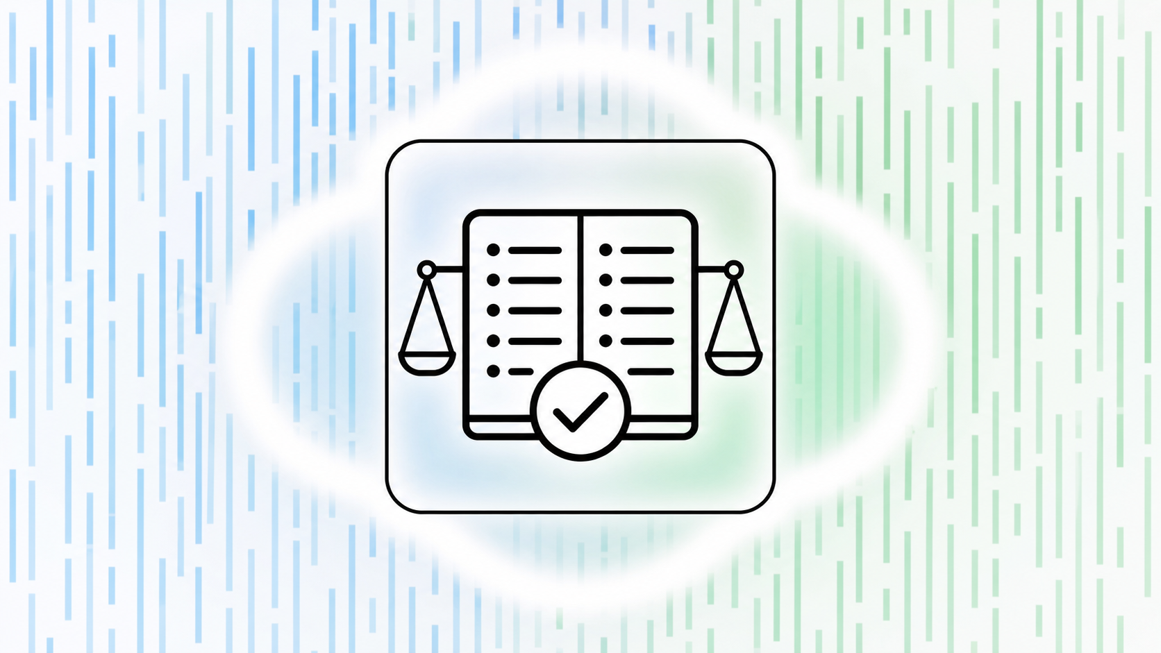 A clean, modern flat illustration of a financial balance sheet or ledger being carefully verified and corrected. Abstract visual showing two columns of numbers in balance, with a checkmark or verification symbol, representing the process of reconciling accounts and confirming opening balances before a financial system migration. Cool blue and green color palette, white background, no text, no letters, no words anywhere in the image.