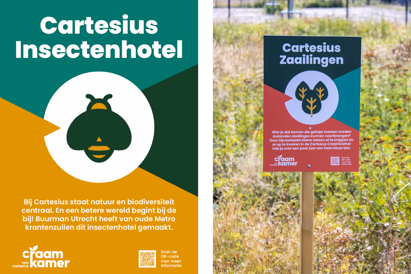 huisstijl cartesius utrecht craamkamer uitingen, poster