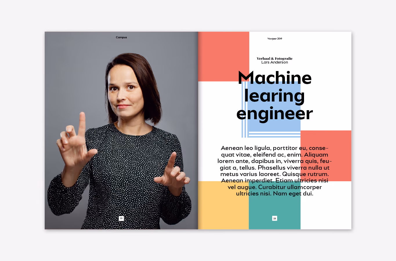 spread van het campus magazine