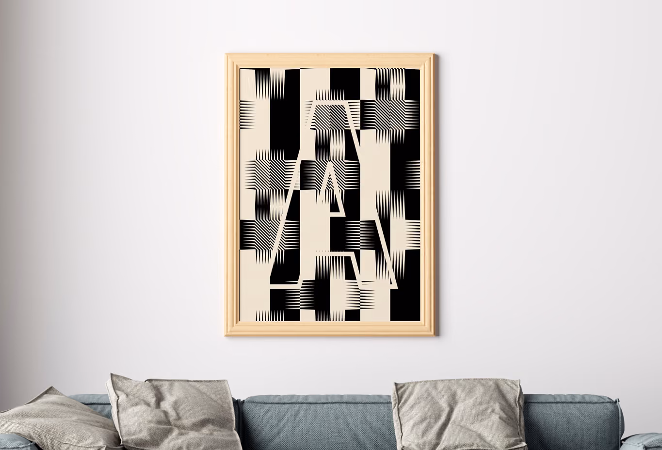 graphic galore, poster in een interieur