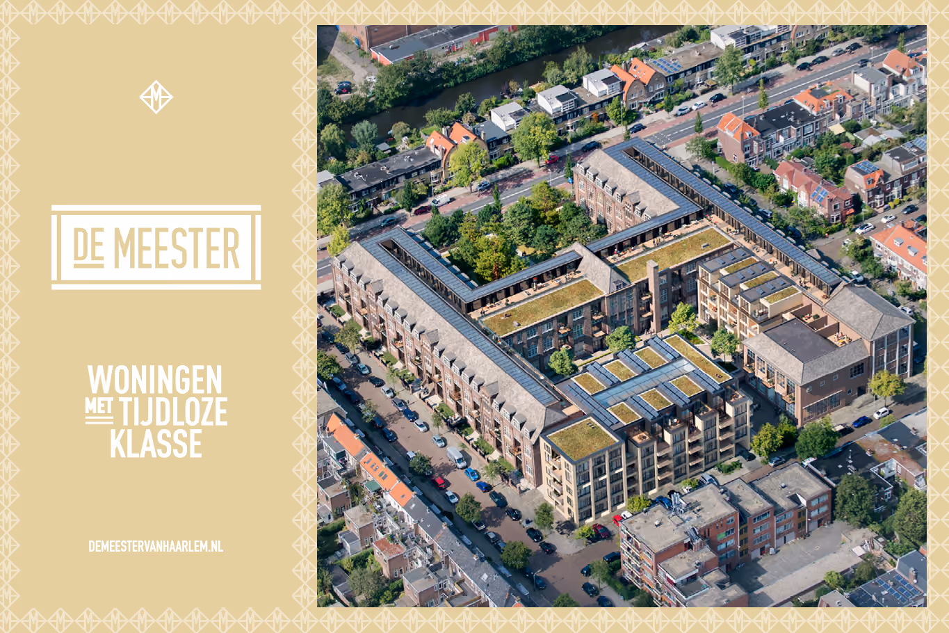 de meester, woningen met tijdloze klasse, fotografie van het gebouw