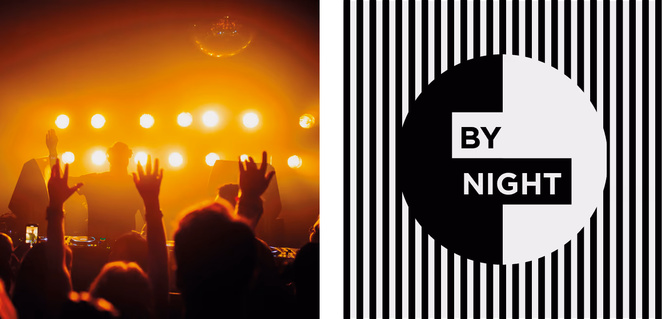 tivoli vredenburg by night, logo, uiting en fotografie