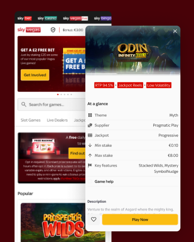 Casino & Slots market segment tile | OxiWorks