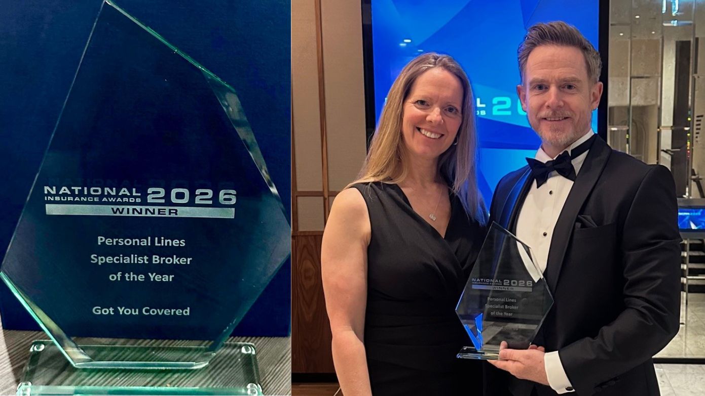 Rob Leigh accepting the award