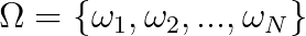 omega sample space 