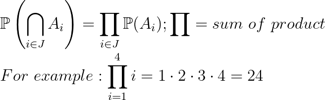 Sum of product