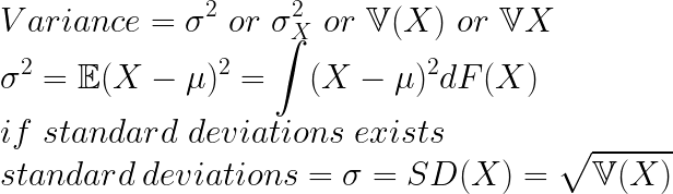 Second moment : Variance and Covariance