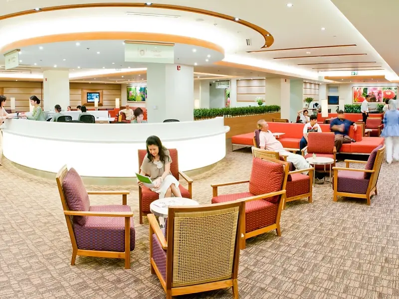 Bumrungrad Hospital department waiting room