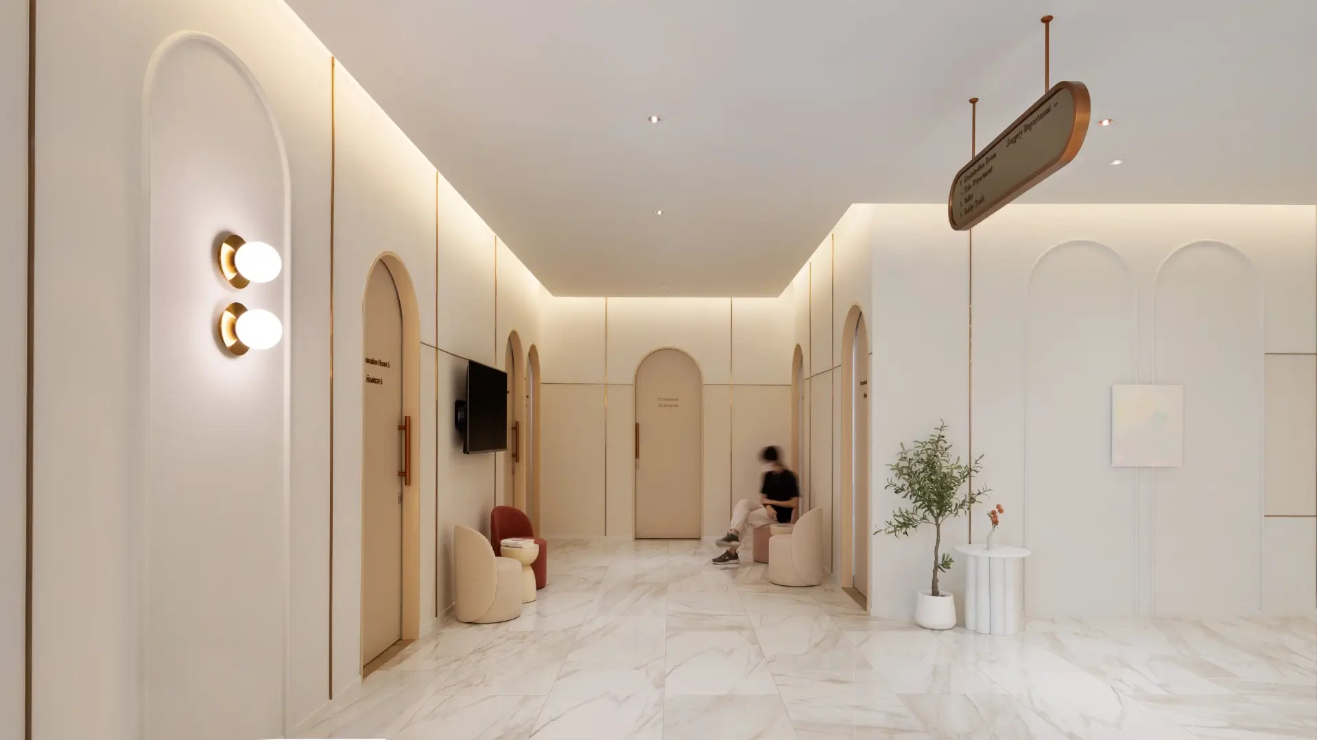 Vincent Clinic hallway