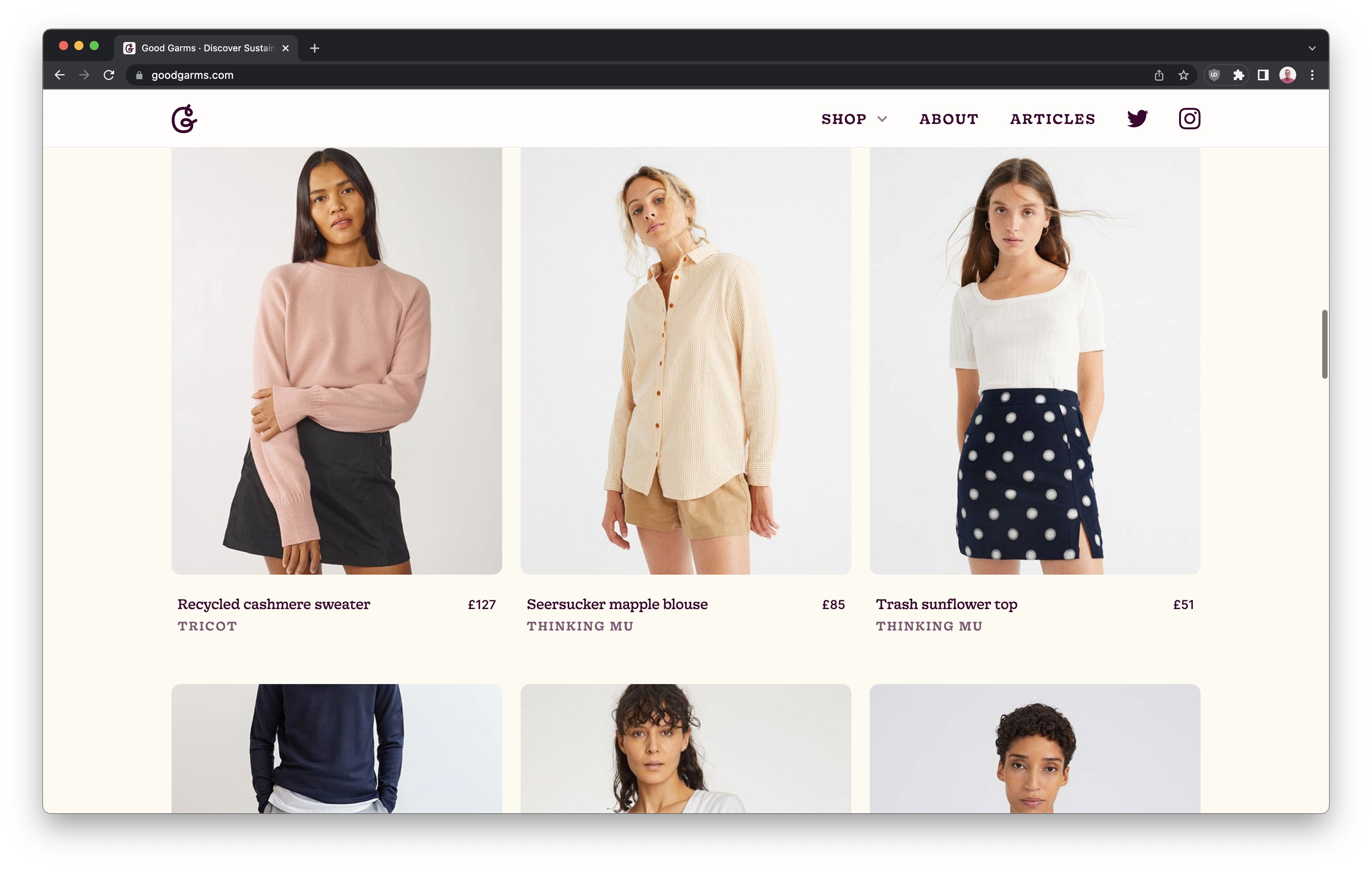 Good Garms showing 6 products