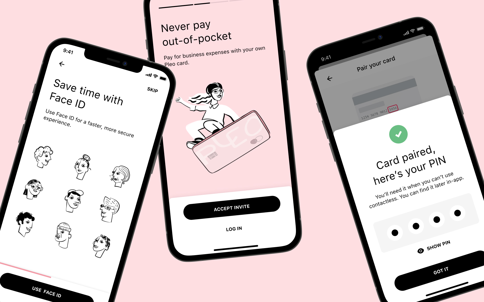 The mobile app experience for onboarding people