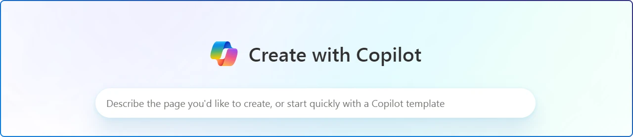 Create Sections in SharePoint with Copilot