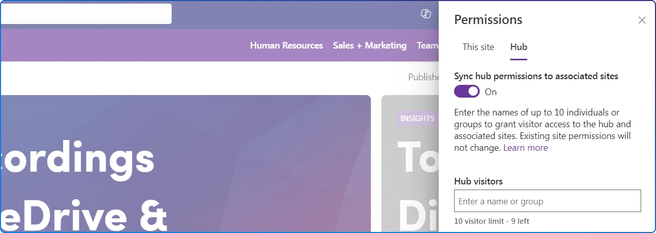 Hub Permissions