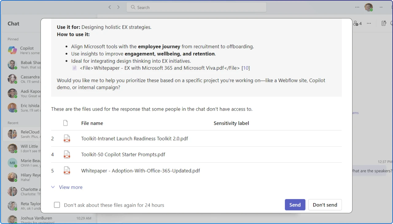 View Agent Response