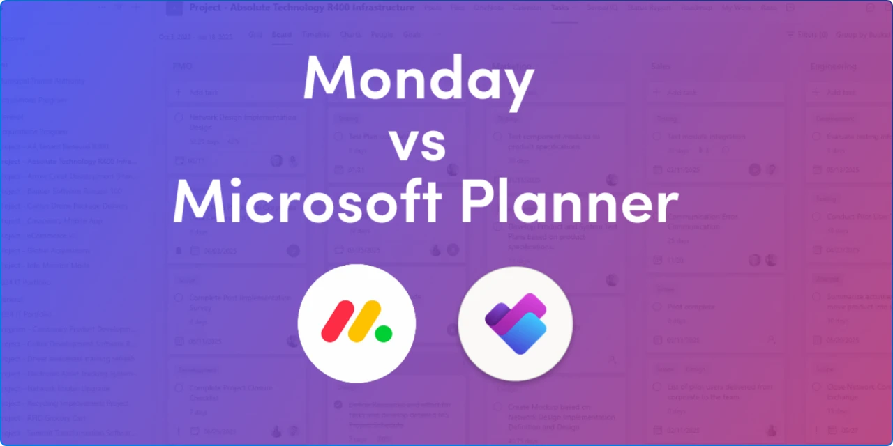 Monday vs Microsoft Planner