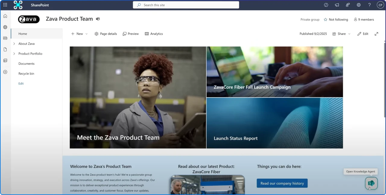 SharePoint Knowledge Agent