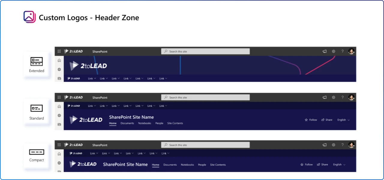 Custom SharePoint Header Designs