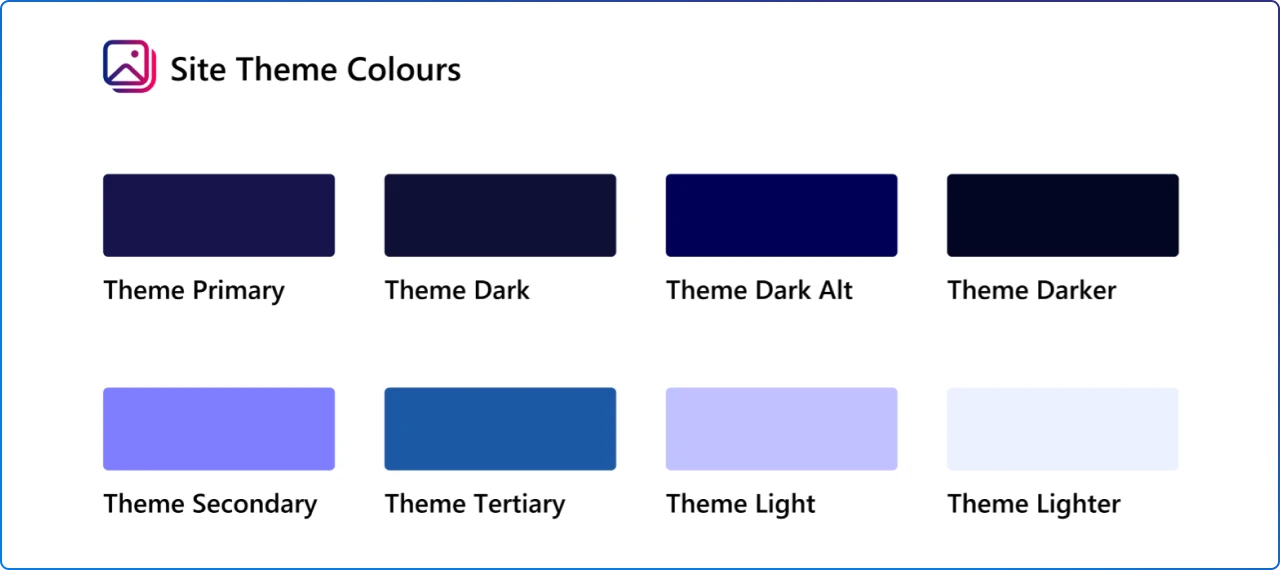 SharePoint Site Theme Colours