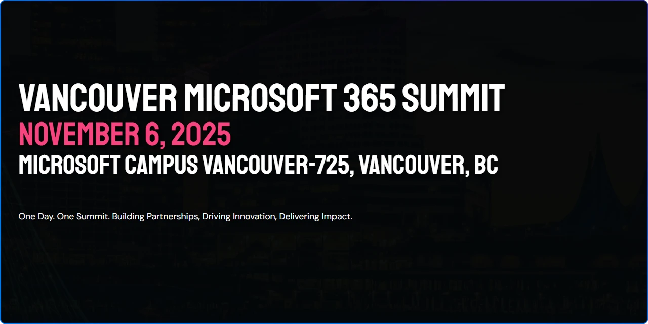 Vancouver M365 Summit 2025