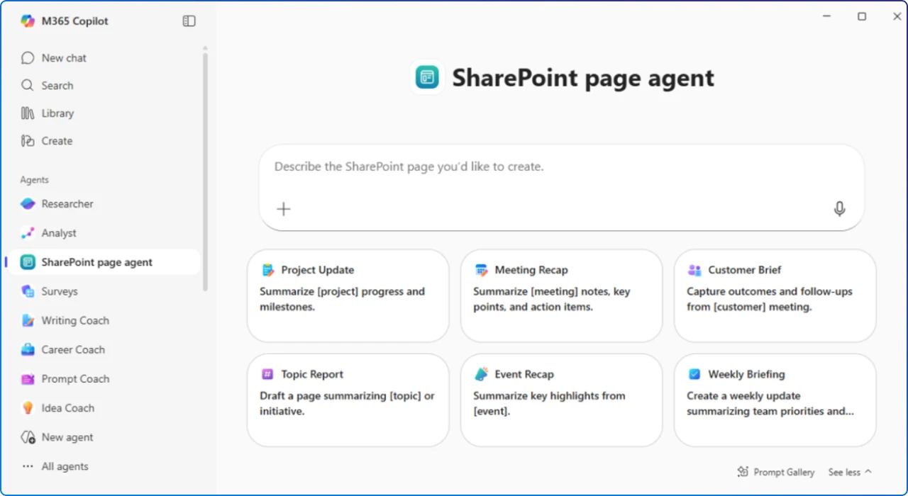 SharePoint: Page Agent